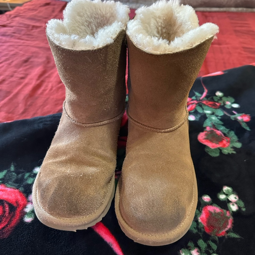UGG Tan Shearling Boots